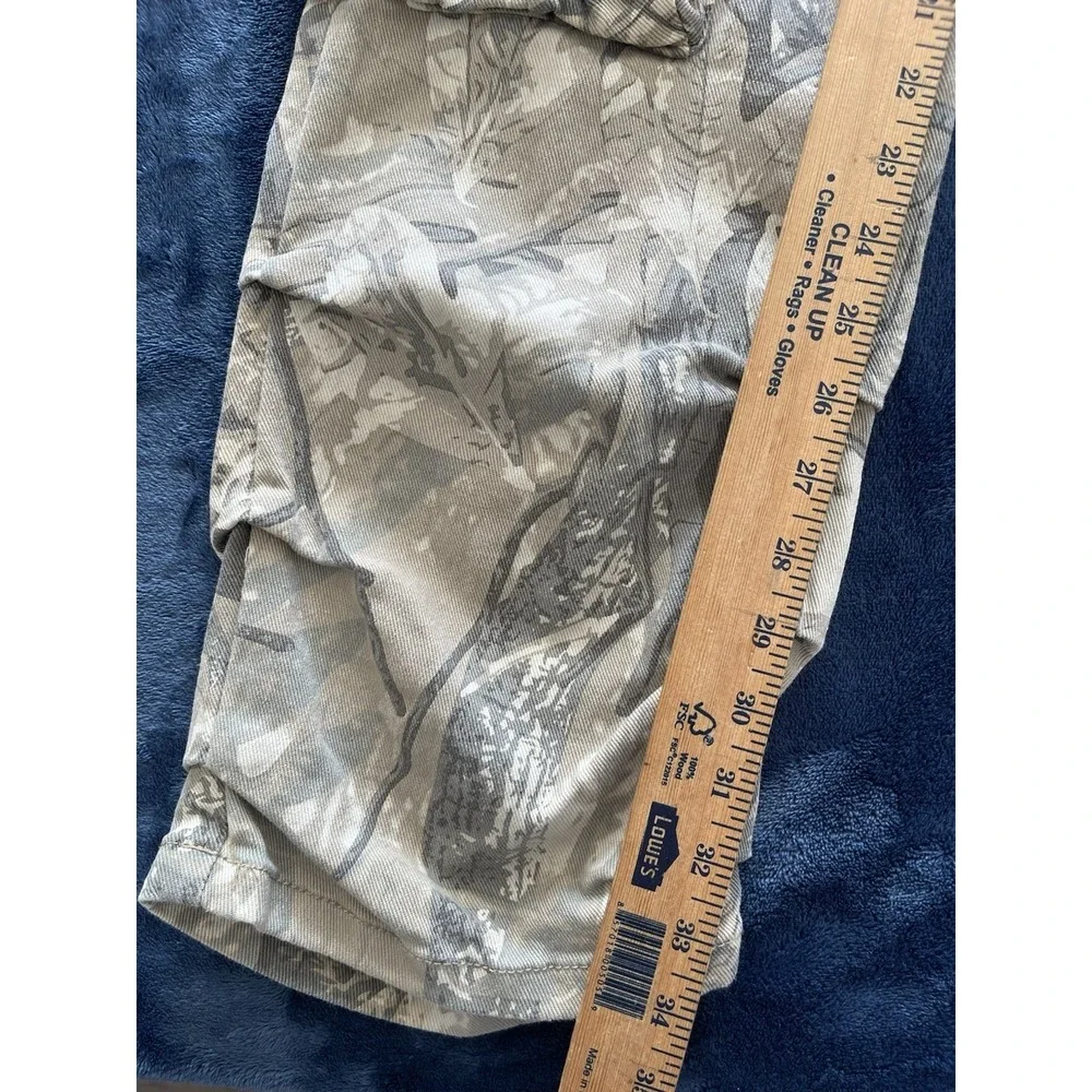 NWT Smoke Rise Cargo Pants Mens 38/34 Sand Camo Straight Stacked Fit - 6 Pockets
